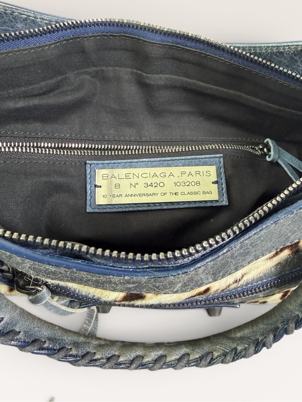 Balenciaga Pony Hair First Bag Moto Y2K City Style - Picture 5 of 8